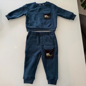 DKNY  Greenish Blue Kids' Sweatsuit